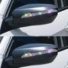 Car Door Edg Scratch-resistant Stickers Handle Car Rearview Mirror Protector Rhinestone Crystal Bling Decoration Sticker Decal
