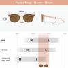 SUNFOLD HALO Folding Sunglasses UV400 LumiX Nylon Lenses Outdoor Casual Unisex Travel [EYEGLAD] High-Definition Seawater-Resistant (Amber/Brown