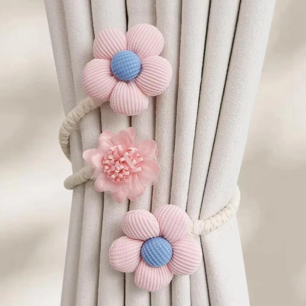 1 PCS Cartoon Window Curtain Buckles Elastic Band Curtain Rope Holders Curtain Tieback  Home Decor