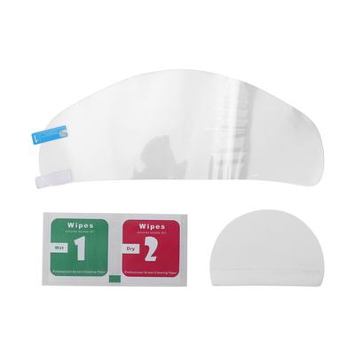 Paire Film Rétroviseur Moto Transparent Autocollant Protecteur Anti-Rayures Anti-Buée Étanche pour Conduite Sûre