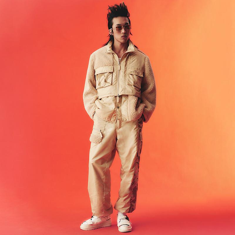 Feng Chen Wang X UGG Feng Chen Wang X UGG Cargo Pants Unisex Ecru Thickened 1154990-SAN