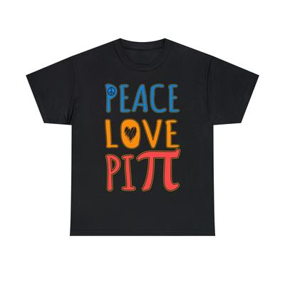 Frieden Liebe Pi Grafik T-Shirt, S-5XL