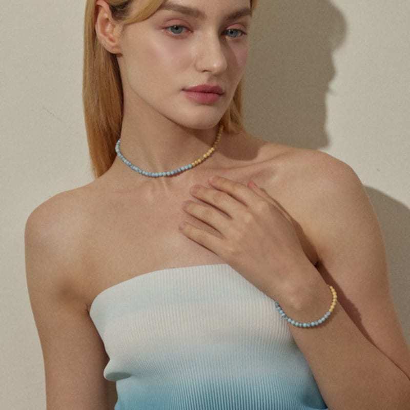 Favorite Noun Cocktail Bracelet_Pink&White