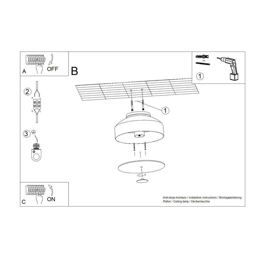 Omiq Ceiling Lamp White