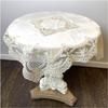 Elegante Tischdecke aus italienischer Spitze, Beige, 85x85cm, für Schönheitssalons und Nagelstudios, 12116TC