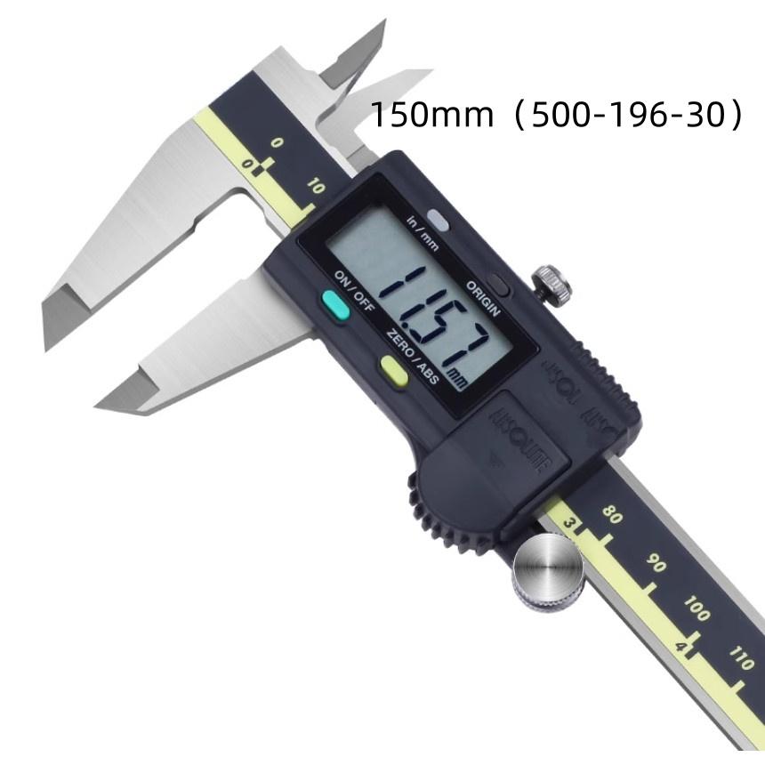 

2024 Новый стиль Япония Цифровой штангенциркуль 0-150 200 300мм Штангенциркуль Высокая точность Нержавеющая сталь