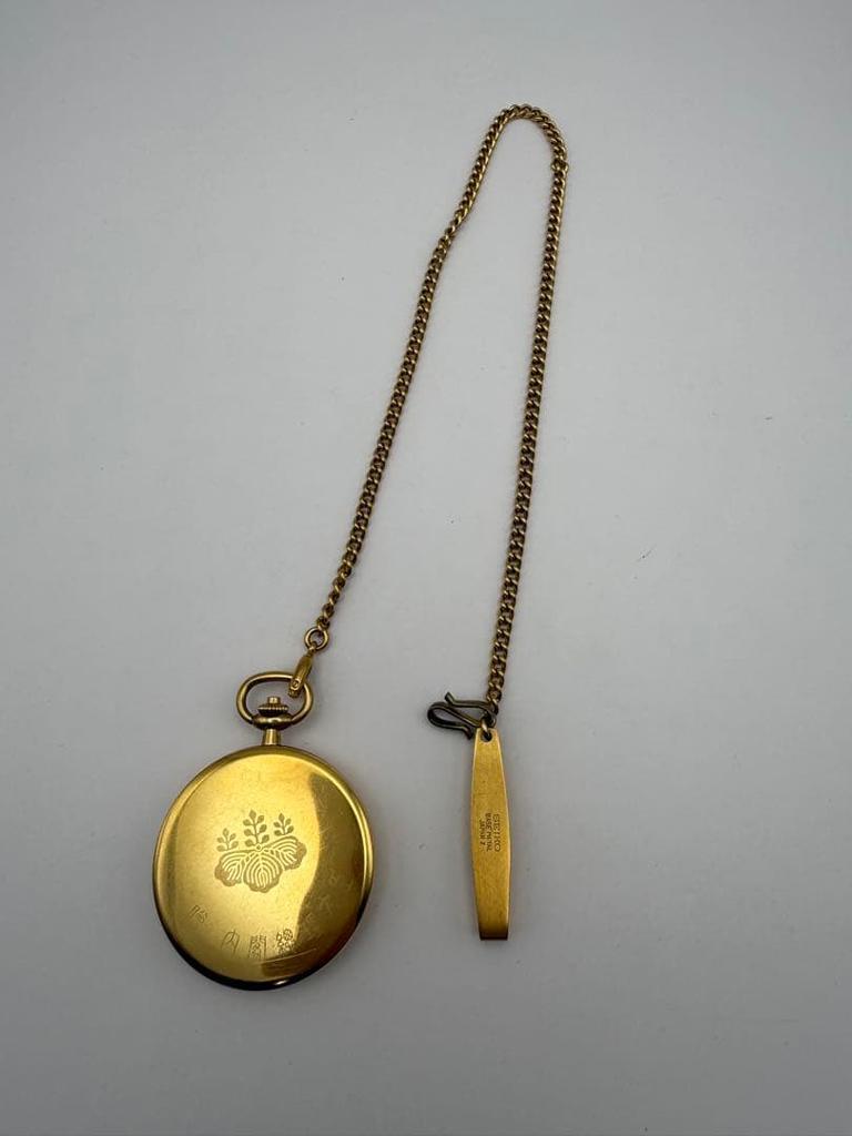 [USED] SEIKO Gold Pocket Watch 7N07-001A