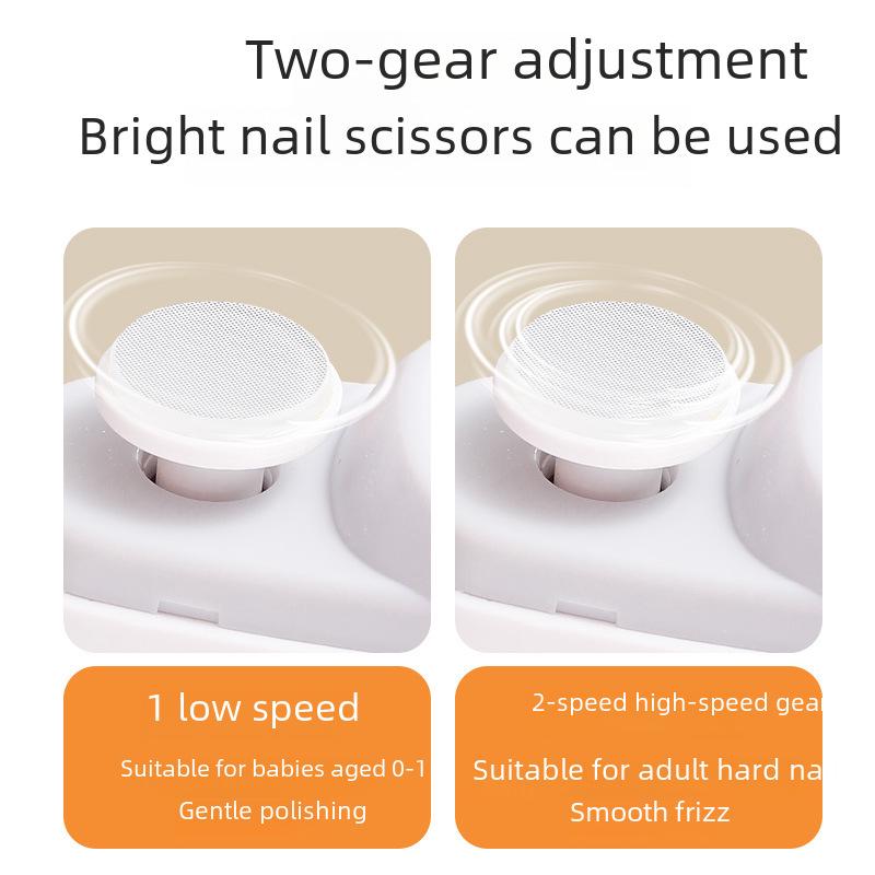 Dual-Purpose Automatic Electric Nail Clippers & Polisher for Hands and Feet - Ideal for Seniors and Kids