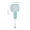 USB Rechargeable Mosquito Zapper with Purple LED Light Auto Bug Trap for Home Garden Travel Outdoor Camping Fly Swatter