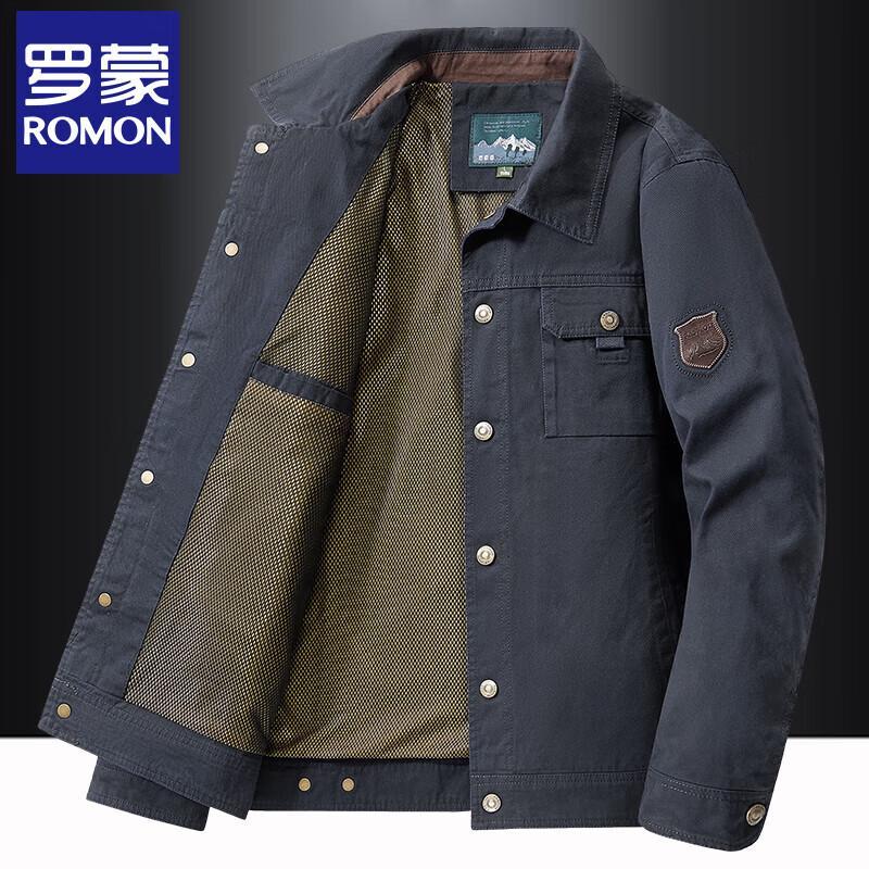 

Romon Men s Multi-Pocket Outdoor Casual Jacket 4XL