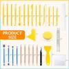 30-Piece Polymer Clay Tools Set Sponge Dotting Pen Plastic Crafts Modeling Tool Ball Stylus Pottery Sculpting Nail Art Supplies