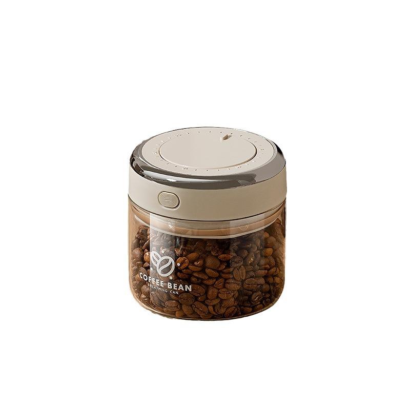 Electroplated Vacuum Sealing Coffee Bean and Powder Storage Jar