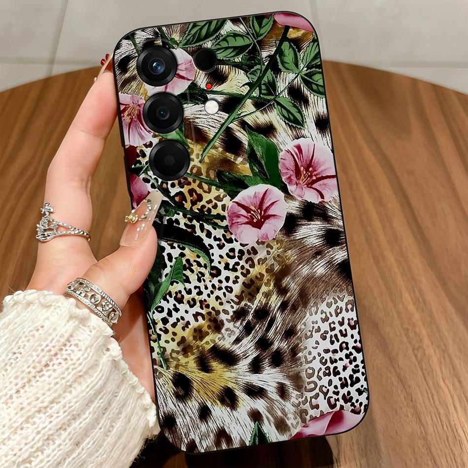 For Tecno Camon 50 Pro Ultra 4G 5G Phone Case Leopard Print Soft Matte Silicone Ultra Anti Drop For Tecno Camon50 Pro Back Cover