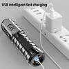 Mini Portable Flashlight USB Rechargeable Small Household Torch Outdoor Camping Hiking Emergency Lighting Light