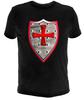 Knights Templars Crusaders Cross Shield Tshirt 100 Cotton Oneck Summer Short Sleeve Casual Unisexs Tshirt Size S3xl