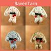 Plush Bunny Keychain Cartoon Stuffed Animal Toy For Students Backpack Decor