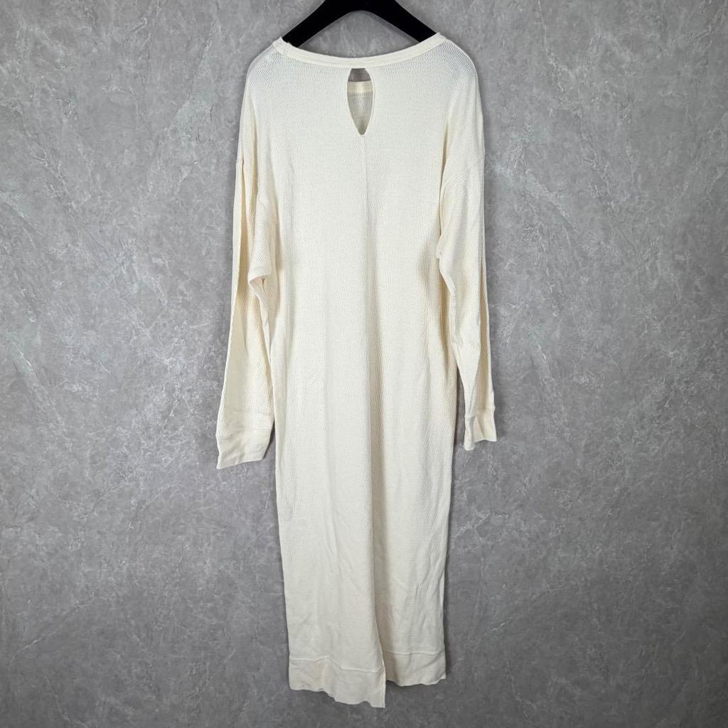 Used [Good Condition] Green Label Relaxing Waffle Maxi Dress White