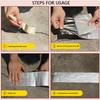 10x500cm Aluminium Foil Waterproof Strong Adhesive Tape for Roof Wall Cracks Leak Repairing