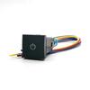 1PC Car LED DRL Light Packing Radar Power On Off Camera Music Switch Push Button For VW Golf 6 MK6 Jetta Scirocco Accessories