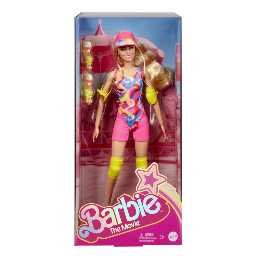 Barbie "Barbie" Movie Skating Fashion Dress-Up Doll for Ages 3 and Up (HRB04)