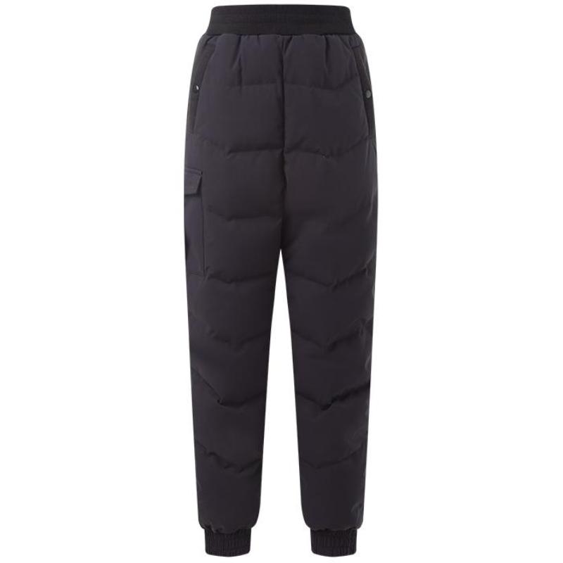 

Decathlon DECATHLON Trousers Solid Colour Warm Waterproof and Windproof Black Children s Model 135 чёрный