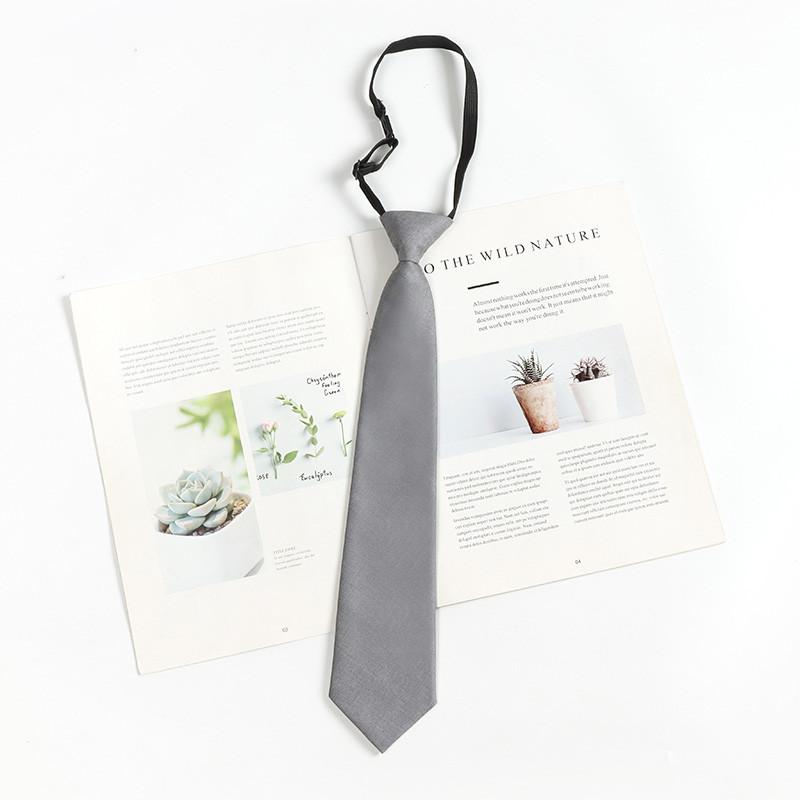 Childrens Lattice Pattern Necktie With Striped Polyester For Casual School Wear