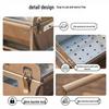 Portable 360° Rotating BBQ Grill: Easy-Clean, Outdoor Camping & Picnic Grill with Detachable Rack