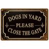 Vintage Metal Tin Sign Retro Wall Art for Home Bar Indoor Outdoor Decor