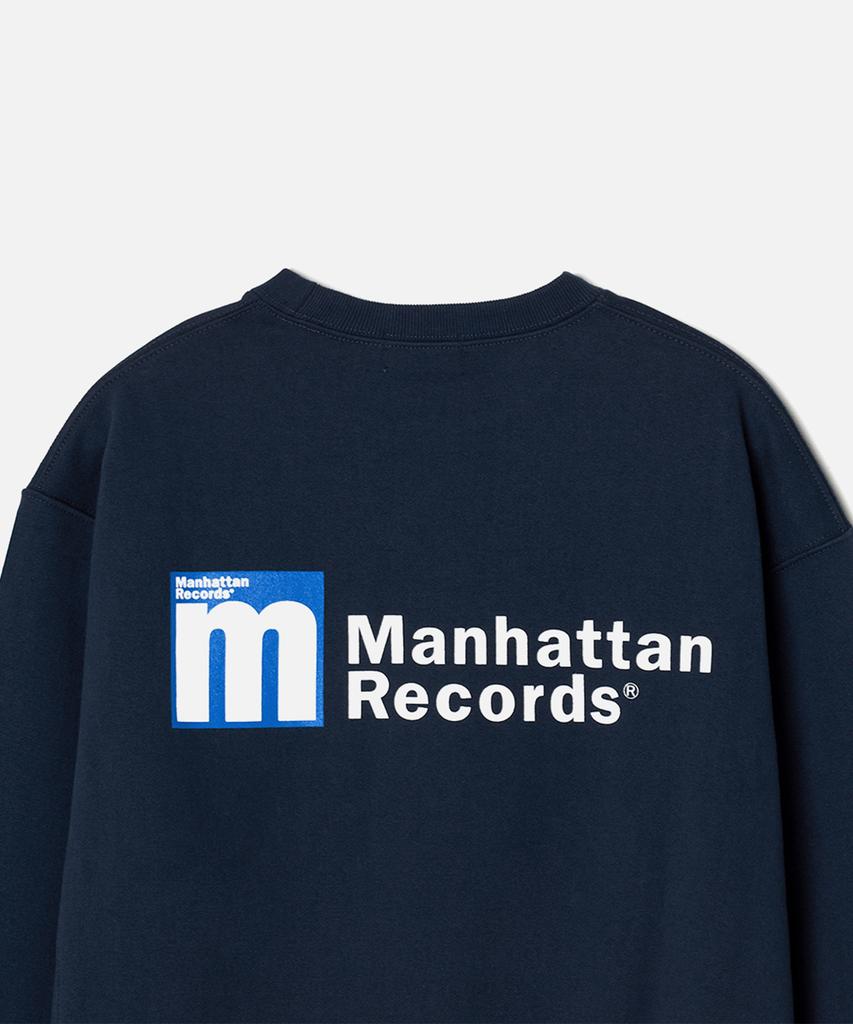 Maenhatanlekojeu M Logo Crew Neck - Navy