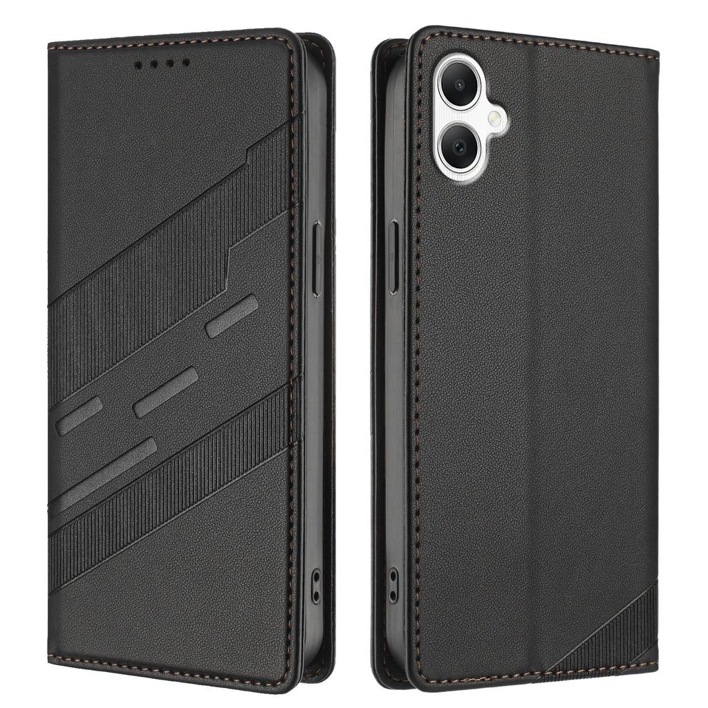 For Samsung Galaxy A07 Phone Cases Punk Style Imprinted Wallet Stand Leather Cover