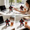 Resin Gorilla Boxing Figurine With Animal Design For Home Decor And Collectors