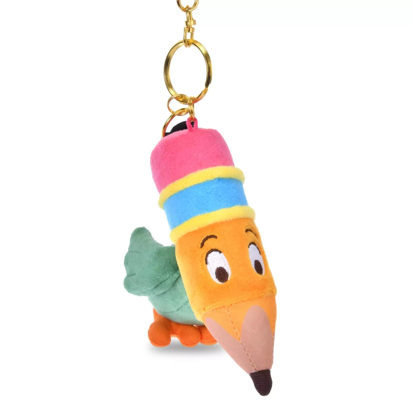 Japan Disney Store Pencil Bird Plush Keychain Alice Wonderland 75thPre Order
