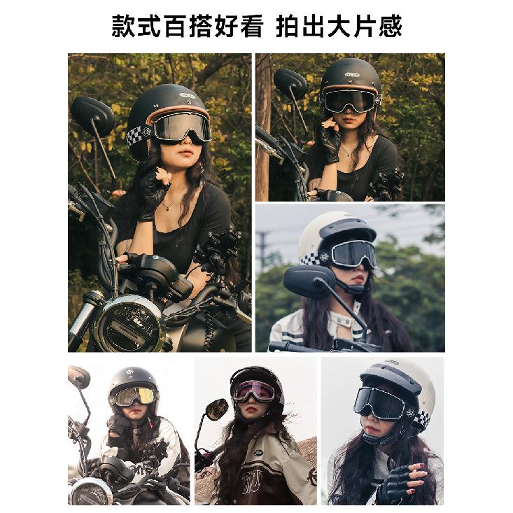 Popular Online Celebrity Prince Motorcycle Goggles, Harley Retro Helmet Goggles, Outdoor Riding Wind and Sand Protection Glasses