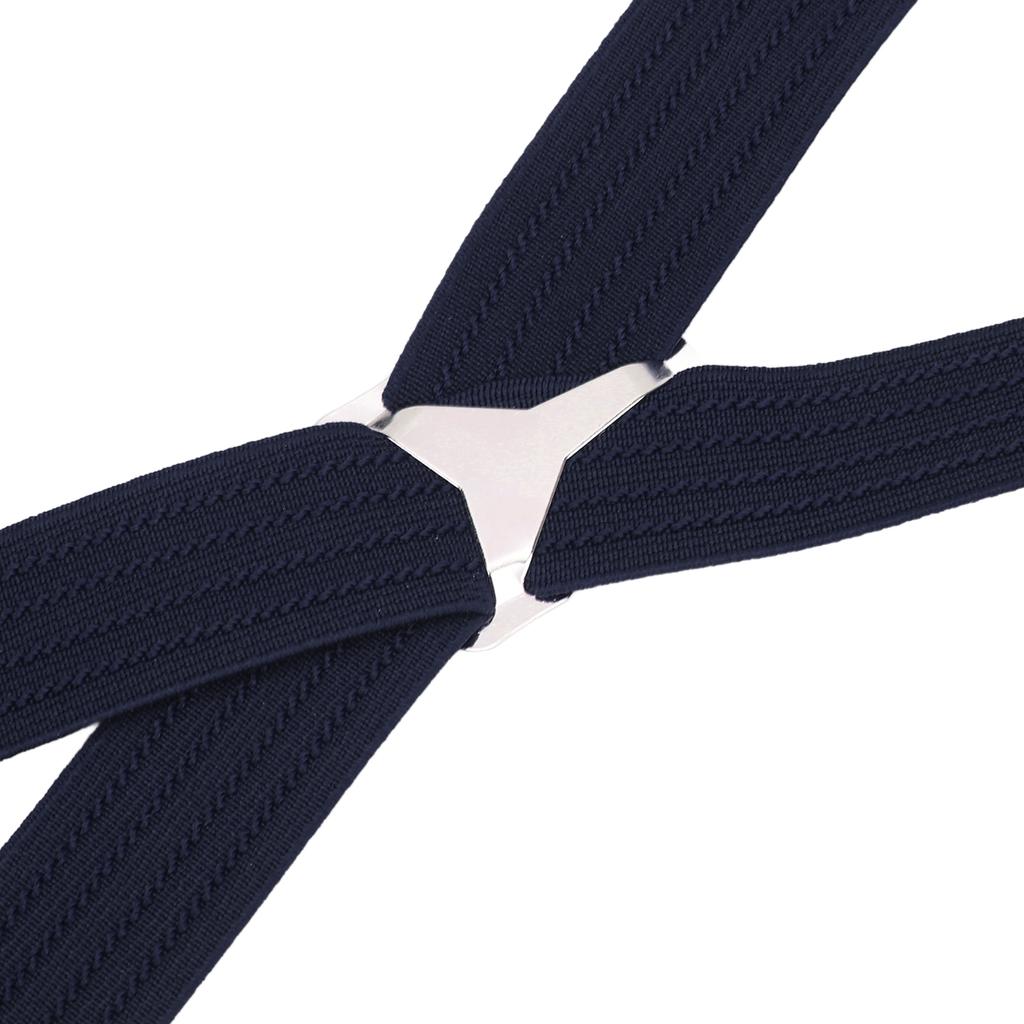 Mens Suspenders Approx 1x41.3in Nonslip Safe Sturdy Metal Wide Applicability Dress Suspenders for Work Wedding
