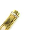 Very Good Cartier Ballpoint pen Trinity Stripe Oval Cap Black gold mens Used