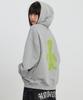 Alien Graphic Hoodie Grey