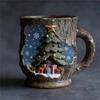 Festival Holiday Coffee Cup Dishwasher Safe Ergonomic Grip for Family Gatherings Office Use Hot Chocolate Beverages