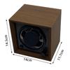 FRUCASE Wooden Watch Winder for Automatic Watches 2 Rolex Box Jewelry Display Collector Storage with Light
