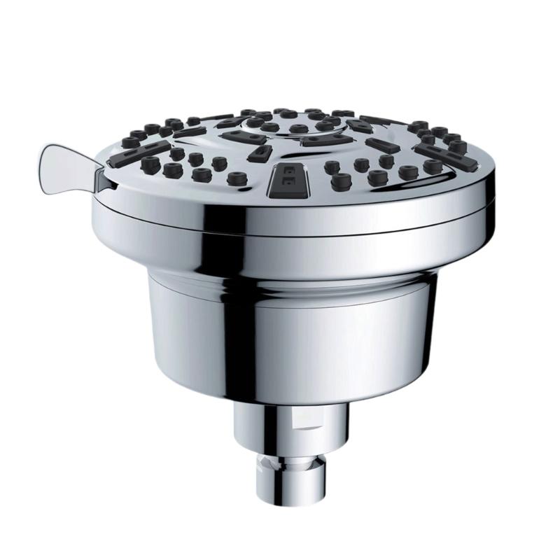 

Highly Pressure Shower Filter Purifying Showerhead Bathroom Replacement Showerhead Water Softener Remove Chlorine 1