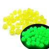 300pcs Mini Luminous Stones 14mm Fish Tanks Artificial Stone Aquarium Decoration for Indoor Outdoor Garden Yard Decor