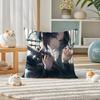 Demon Slayer Upper Moon Demons Anime Plush Pillow Cover Soft Short Plush Cushion Cover For Sofa Bedroom Home Decor Gift