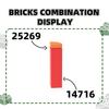 Non-Toxic 81Pcs/Lot 14716 1X1X3 Building Blocks Moc House Construction Accessories Compatible With Brick Children Toys Gift Box