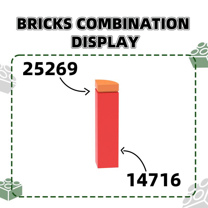 Non-Toxic 81Pcs/Lot 14716 1X1X3 Building Blocks Moc House Construction Accessories Compatible With Brick Children Toys Gift Box