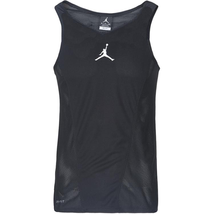 

Jordan Майка для баскетбола Flight As M J Ultimate Lifestyle Series Логотип бренда Удобная дышащая с круглым вырезом Пуловер Жилет Мужские топы Черный 861503-010 L