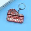 Mini Playable Piano Keychain Music Toy - Portable Electronic Organ Fidget Stress Relief Key Ring Bag Decoration Ornament Gift