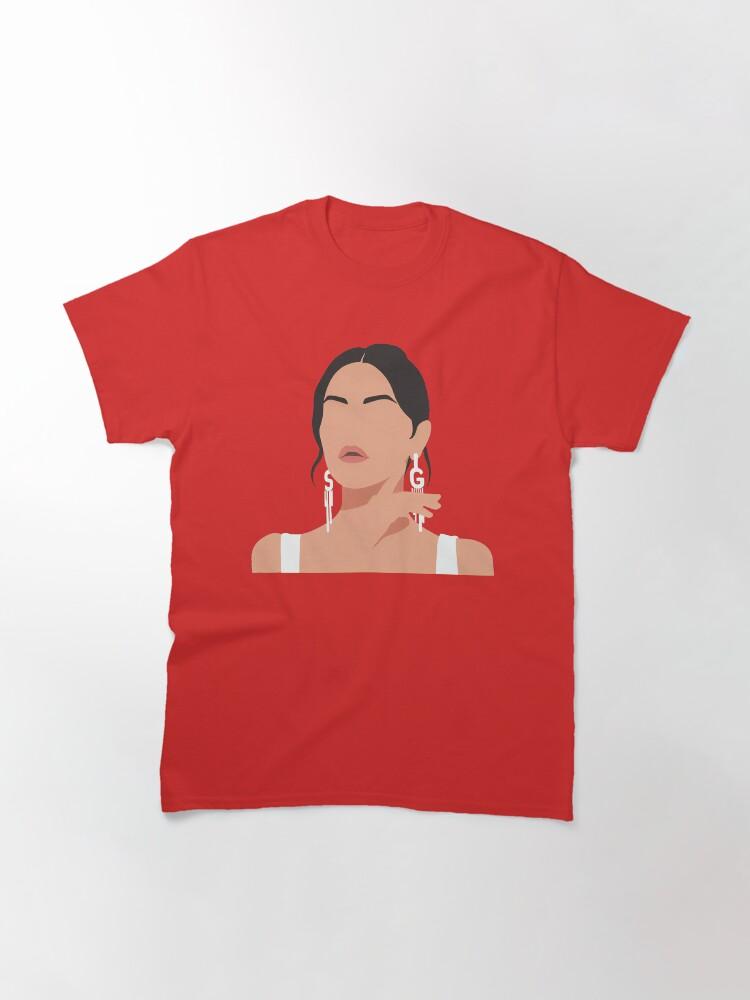 Selena Gomez Lineless Illustration Classic T-Shirt