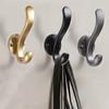 Wall-Mounted Alloy Hook Entrance Key Hanger Heavy Duty Bedroom Coat Scarf Hanger Wall Hook for Entryway Bathroom Kitchen
