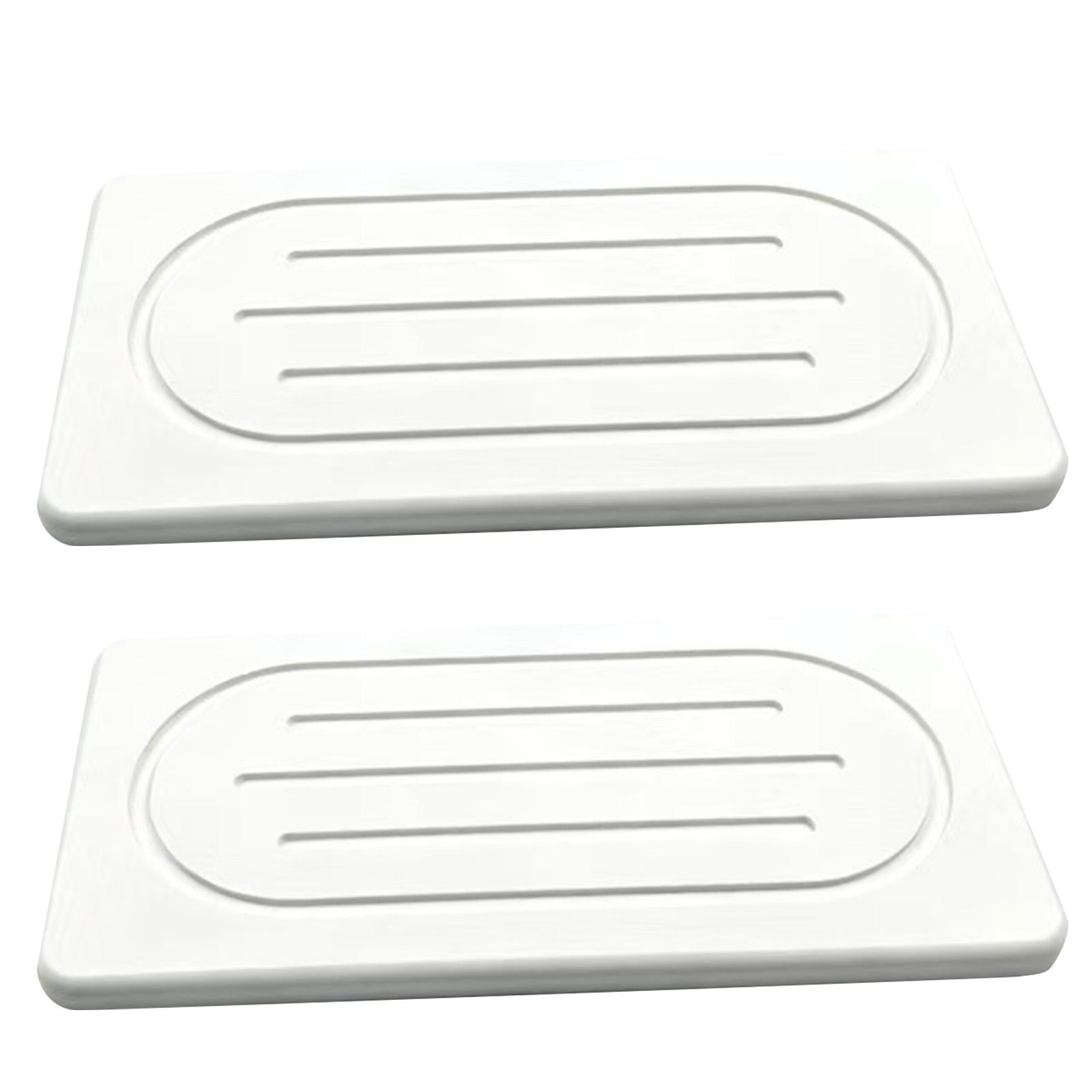 

Diatomaceous Earth Absorbent Floor Mat — Quick-Drying, Non- Bathroom Foot Mat. An Household Accessory For Bathroom Doorways, Featuring Powerful Wa One Size білий