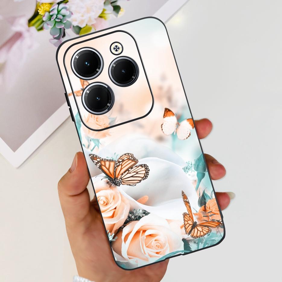 For Infinix Hot 40 Pro Case X6837 Cute Fashion Cover Soft Silicone Phone Case For Infinix Hot 40i Hot40 Pro Hot40i Fundas Bumper