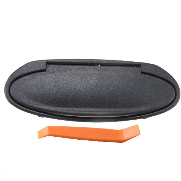 Car Sun Visor Mirror Covers And Base Replacement, Visor Vanity Mirror Caps W/Mirror For Porsche 996/997-911 986/987 For Boxster For Cayman